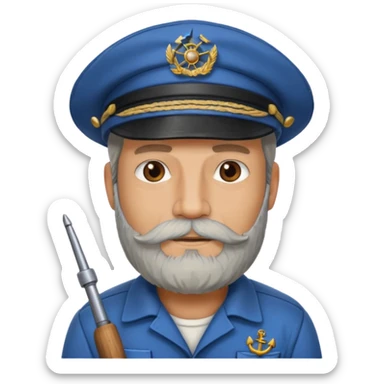 fishing vessel captain sticker