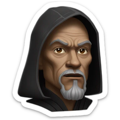hyperrealist sith jedi in world of warcraft sticker