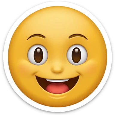 Mad emoji but it’s kind of smirking a little because it’s laughing, but it’s still annoyed sticker
