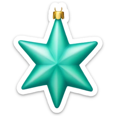 christmas decoration star sticker
