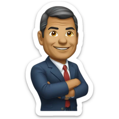 Rafael Correa sticker