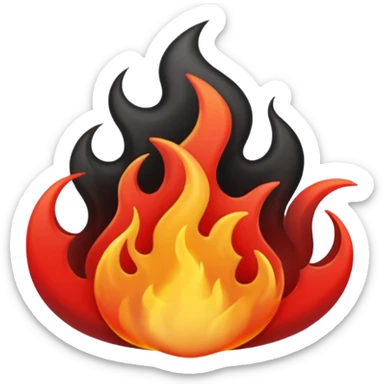 ❤️‍🔥🖤 sticker