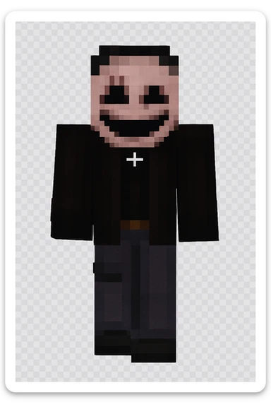 Extract every character from the picture. character including the clothes and accessories they are wearing, and place on a transparent background. Keep the original style and appearance exactly the same. and separately give me the each character picture. There is 3 character in this image. there is two dog

 sticker