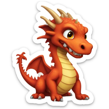 Dragon sticker