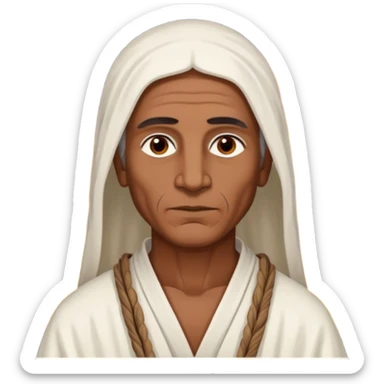 Calanus the Indian Sage in 327 BCE before a funeral pyre sticker