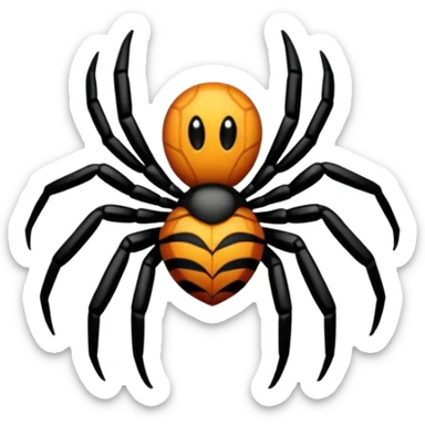 ventanas con telaraña sticker