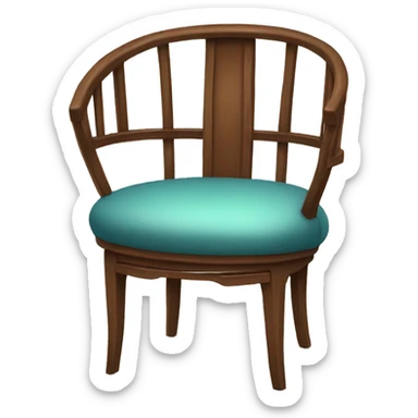 a beautiful chinese Chair sticker