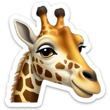 Girafe sticker