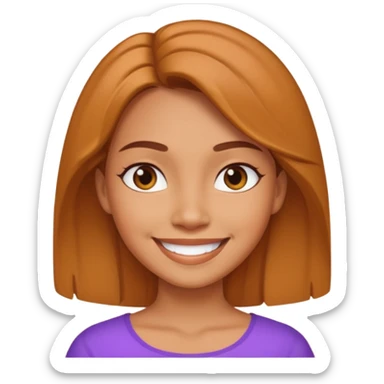 Dreamworks Cartoon style female sticker