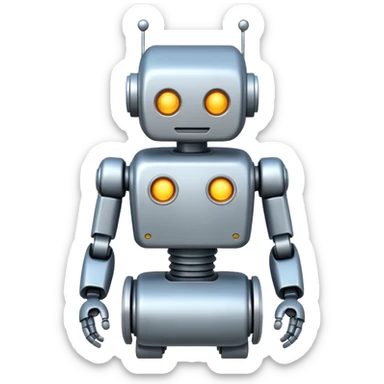 aestetic robot sticker