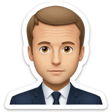 Macron sticker