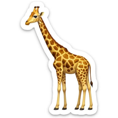 Animal kingdom giraffe  sticker