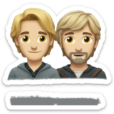 sirius y remus  sticker