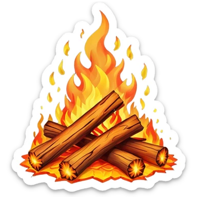 I want an bonfire emoji sticker