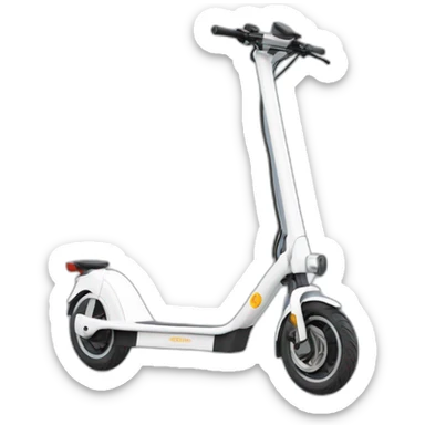 une trottinette électrique puissante ! sticker