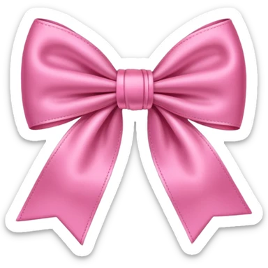 Cute bow sticker