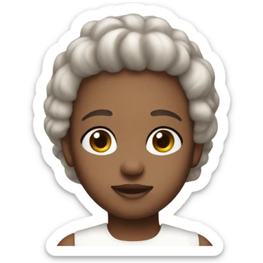 white skincare cute sticker