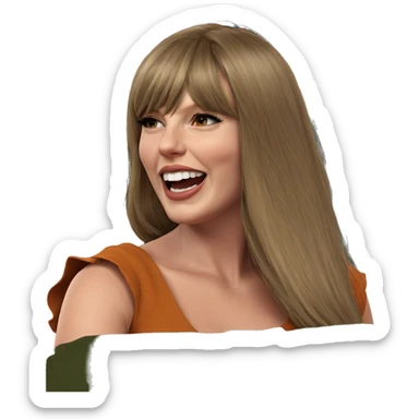 realistic girl fine art parody sticker