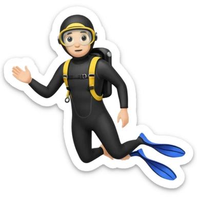 Scuba diving sticker