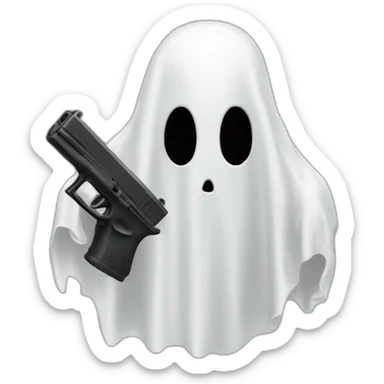 Ghost with glock sticker