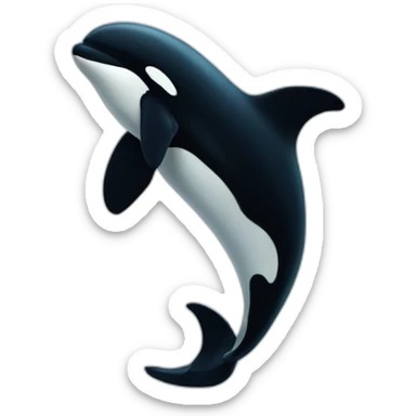 killer whale sticker