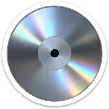 CD SPACE sticker