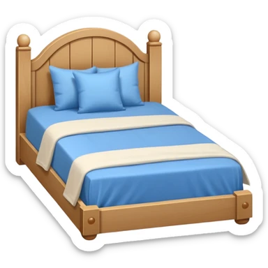bed for kid sticker