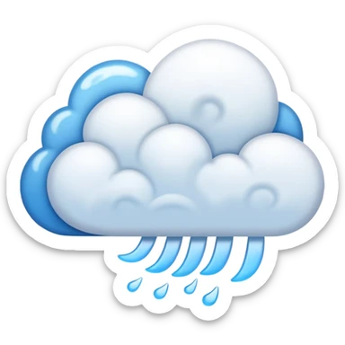 nube de pensamiento sticker