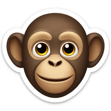 Monkey sticker