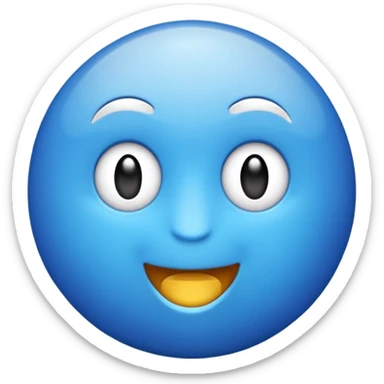 Verificación azul con un chulito blanco  que el emoji s|a sticker