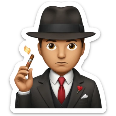 mafia leader sticker