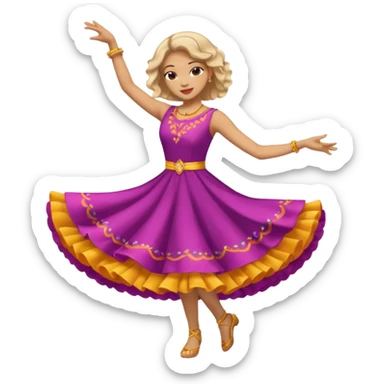 dans eden insan sticker