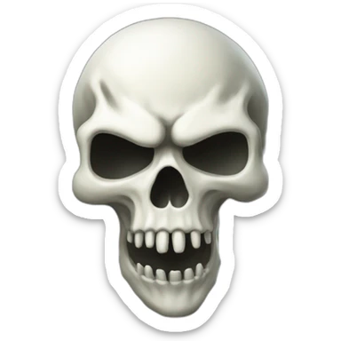 Ghost skull from Call of duty ghosts game sticker