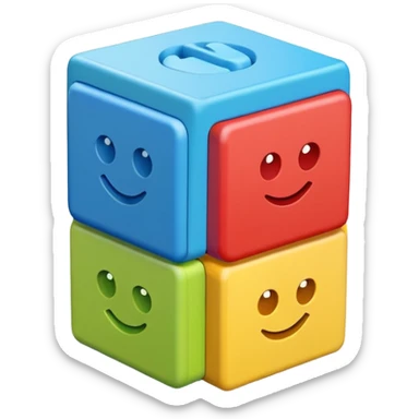 Toy Block HomeS sticker