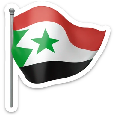 Syrian flag  sticker