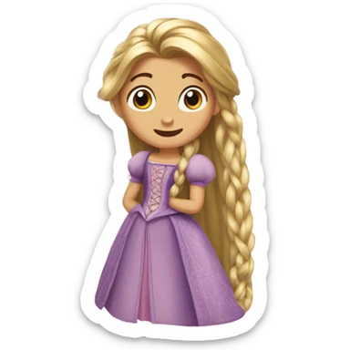 Rapunzel sticker