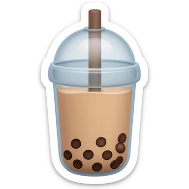 Boba tea cute sticker