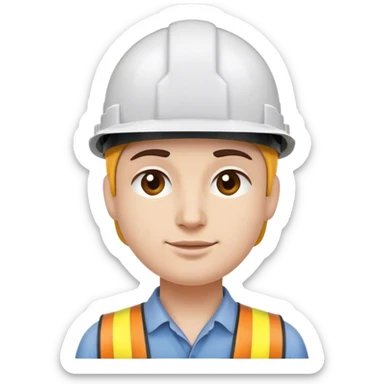 builder's helmet sticker