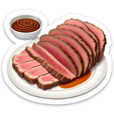 Roast beef sticker