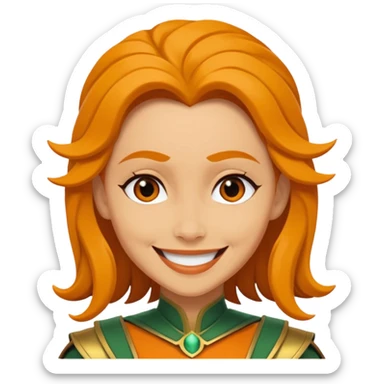 Miss Minutes from the Loki TV show sticker