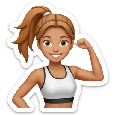 athlesure girl sticker