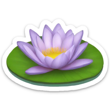 Water lily sticker