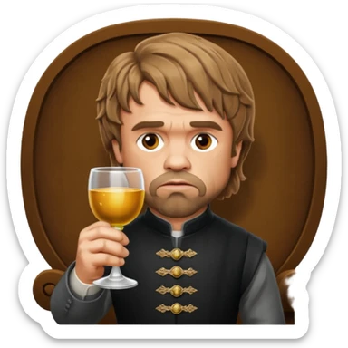 Tyrion lannister drinking sticker
