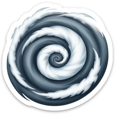 a hurricane sticker