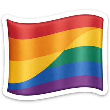 The lesbian flag sticker