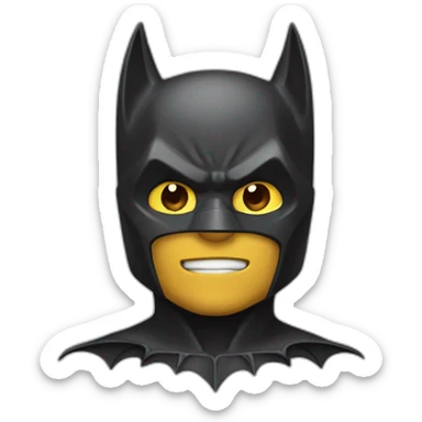 bat-man-bat sticker