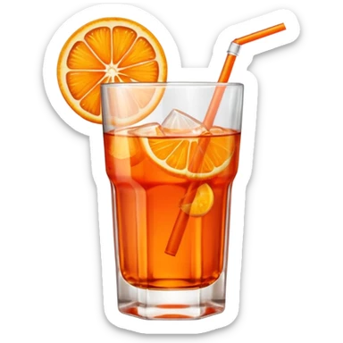 aperol glass sticker