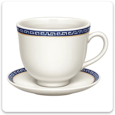 teacup without handle sticker