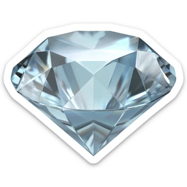 bright shiny diamond sticker