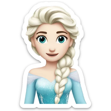 elsa  sticker